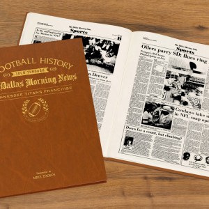 Newspaper History Books - National Football League