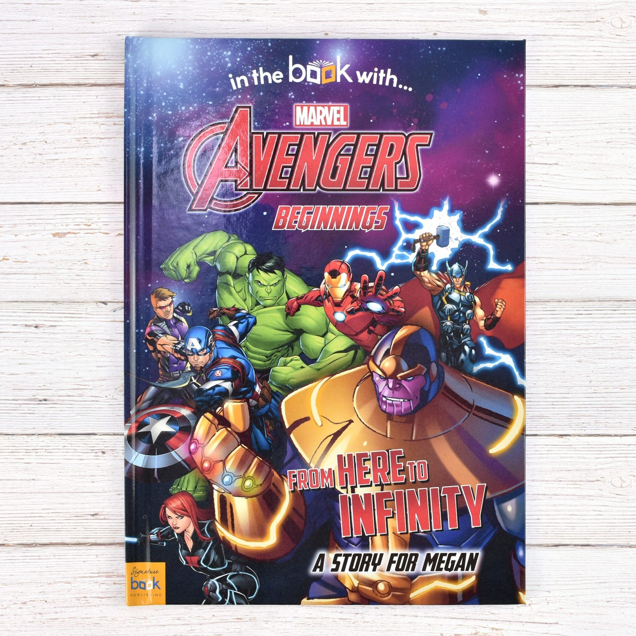 Free Photo Upload Signature Gifts Disney Personalized Books A4 Size Kids Gift Range Child's Name in The Story Avengers 